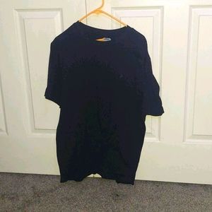 Plain black/blue t-shirt